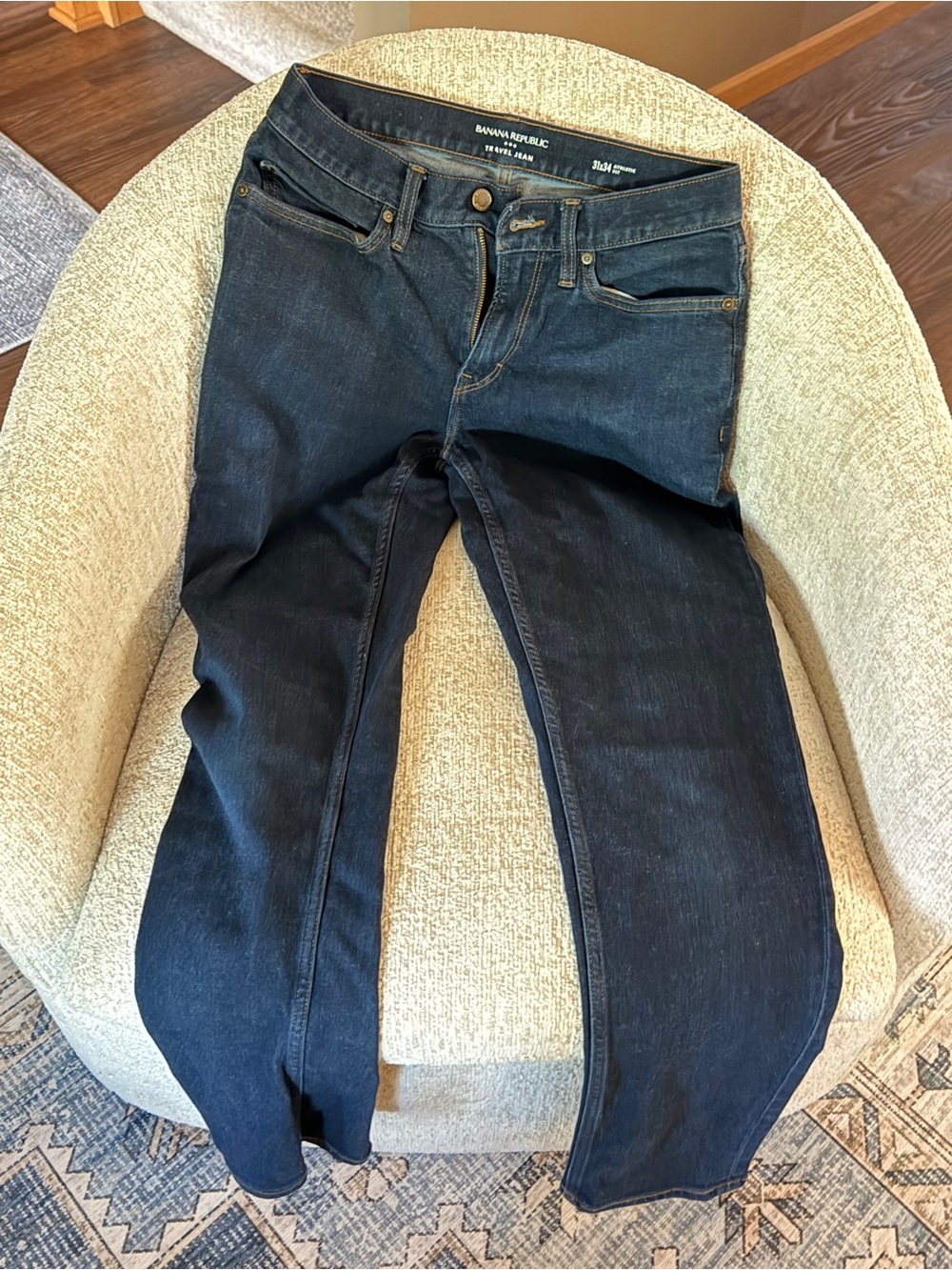 Banana Republic Dark Blue Men's TRAVEL Jeans